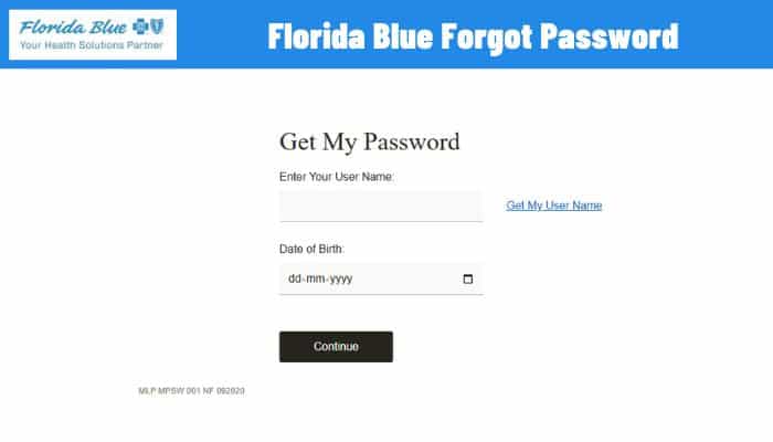 Florida Blue Forgot Password