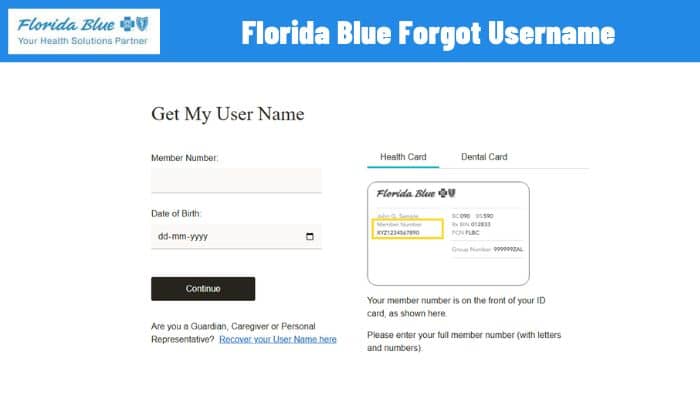 Florida Blue Forgot Username